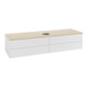 V&B Waschtischunterschrank mit Frontstruktur Antao 160x50cm, WBP-farbe botti., glo wh. Lac-1