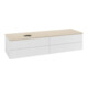 V&B Waschtischunterschrank mit Frontstruktur Antao 160x50cm, WBP-farbe botti., glo wh. Lac-1