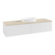 V&B Waschtischunterschrank mit Frontstruktur Antao 160x50cm, WBP-farbe botti., glo wh. Lac-3