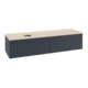 V&B Waschtischunterschrank mit Frontstruktur Antao 160x50cm, WBP-farbe botti., md bl. m Lac-3