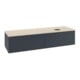 V&B Waschtischunterschrank mit Frontstruktur Antao 160x50cm, WBP-farbe botti., md bl. m Lac-1