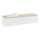 V&B Waschtischunterschrank mit Frontstruktur Antao 160x50cm, WBP-farbe botti., wh. m Lac-1