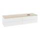 V&B Waschtischunterschrank mit Frontstruktur Antao 160x50cm, WBP-farbe botti., wh. m Lac-1