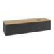 V&B Waschtischunterschrank mit Frontstruktur Antao 160x50cm, WBP-farbe hon. Oa, bla m Lac-4