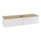 V&B Waschtischunterschrank mit Frontstruktur Antao 160x50cm, WBP-farbe hon. Oa, glo wh. Lac-4
