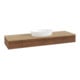 V&B Waschtischunterschrank mit Frontstruktur Antao 160x50cm, WBP-farbe hon. Oa, warm walnut-3