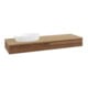 V&B Waschtischunterschrank mit Frontstruktur Antao 160x50cm, WBP-farbe hon. Oa, warm walnut-1