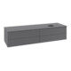 V&B Waschtischunterschrank mit Frontstruktur Antao 160x50cm, WBP-farbe Lac, Anthrac. m Lac-3
