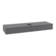 V&B Waschtischunterschrank mit Frontstruktur Antao 160x50cm, WBP-farbe Lac, Anthrac. m Lac-3