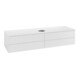 V&B Waschtischunterschrank mit Frontstruktur Antao 160x50cm, WBP-farbe Lac, glo wh. lacquer-1