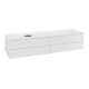 V&B Waschtischunterschrank mit Frontstruktur Antao 160x50cm, WBP-farbe Lac, glo wh. lacquer-1