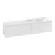 V&B Waschtischunterschrank mit Frontstruktur Antao 160x50cm, WBP-farbe Lac, glo wh. lacquer-3
