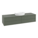 V&B Waschtischunterschrank mit Frontstruktur Antao 160x50cm, WBP-farbe Lac, lea gre. m Lac-1