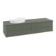 V&B Waschtischunterschrank mit Frontstruktur Antao 160x50cm, WBP-farbe Lac, lea gre. m Lac-3