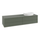 V&B Waschtischunterschrank mit Frontstruktur Antao 160x50cm, WBP-farbe Lac, lea gre. m Lac-3