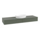 V&B Waschtischunterschrank mit Frontstruktur Antao 160x50cm, WBP-farbe Lac, lea gre. m Lac-1