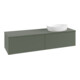 V&B Waschtischunterschrank mit Frontstruktur Antao 160x50cm, WBP-farbe Lac, lea gre. m Lac-3