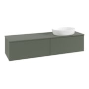 V&B Waschtischunterschrank mit Frontstruktur Antao 160x50cm, WBP-farbe Lac, lea gre. m Lac-3