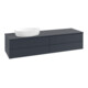 V&B Waschtischunterschrank mit Frontstruktur Antao 160x50cm, WBP-farbe Lac, md bl. m Lac-1