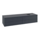 V&B Waschtischunterschrank mit Frontstruktur Antao 160x50cm, WBP-farbe Lac, md bl. m Lac-1