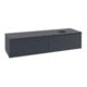 V&B Waschtischunterschrank mit Frontstruktur Antao 160x50cm, WBP-farbe Lac, md bl. m Lac-3