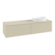 V&B Waschtischunterschrank mit Frontstruktur Antao 160x50cm, WBP-farbe Lac, si Gr m lacquer-1