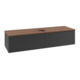 V&B Waschtischunterschrank mit Frontstruktur Antao 160x50cm, WBP-farbe w. wal, bla m Lac-3