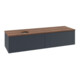 V&B Waschtischunterschrank mit Frontstruktur Antao 160x50cm, WBP-farbe w. wal, md bl. m Lac-3