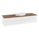 V&B Waschtischunterschrank mit Frontstruktur Antao 160x50cm, WBP-farbe w. wal, wh. m Lac-1