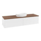 V&B Waschtischunterschrank mit Frontstruktur Antao 160x50cm, WBP-farbe w. wal, wh. m Lac-1