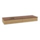 V&B Waschtischunterschrank mit Frontstruktur Antao 160x50cm, WBP-farbe w. walnut, honey oak-1