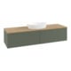 V&B Waschtischunterschrank mit Frontstruktur Antao 160x50cm, WBP hon. Oa, lea gre. m Lac-4