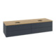V&B Waschtischunterschrank mit Frontstruktur Antao 160x50cm, WBP hon. Oa, md bl. m Lac-1