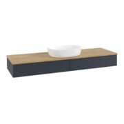 V&B Waschtischunterschrank mit Frontstruktur Antao 160x50cm, WBP hon. Oa, md bl. m Lac-3