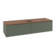 V&B Waschtischunterschrank mit Frontstruktur Antao 160x50cm, WBP w. wal, lea gre. m Lac-3