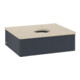 V&B Waschtischunterschrank mit Frontstruktur Antao 60x19x50cm, HL, WBP botti., md bl. m Lac-1