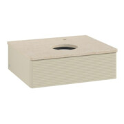 V&B Waschtischunterschrank mit Frontstruktur Antao 60x19x50cm, HL, WBP botti., si Gr m Lac