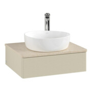 V&B Waschtischunterschrank mit Frontstruktur Antao 60x19x50cm, HL, WBP botti., si Gr m Lac-3