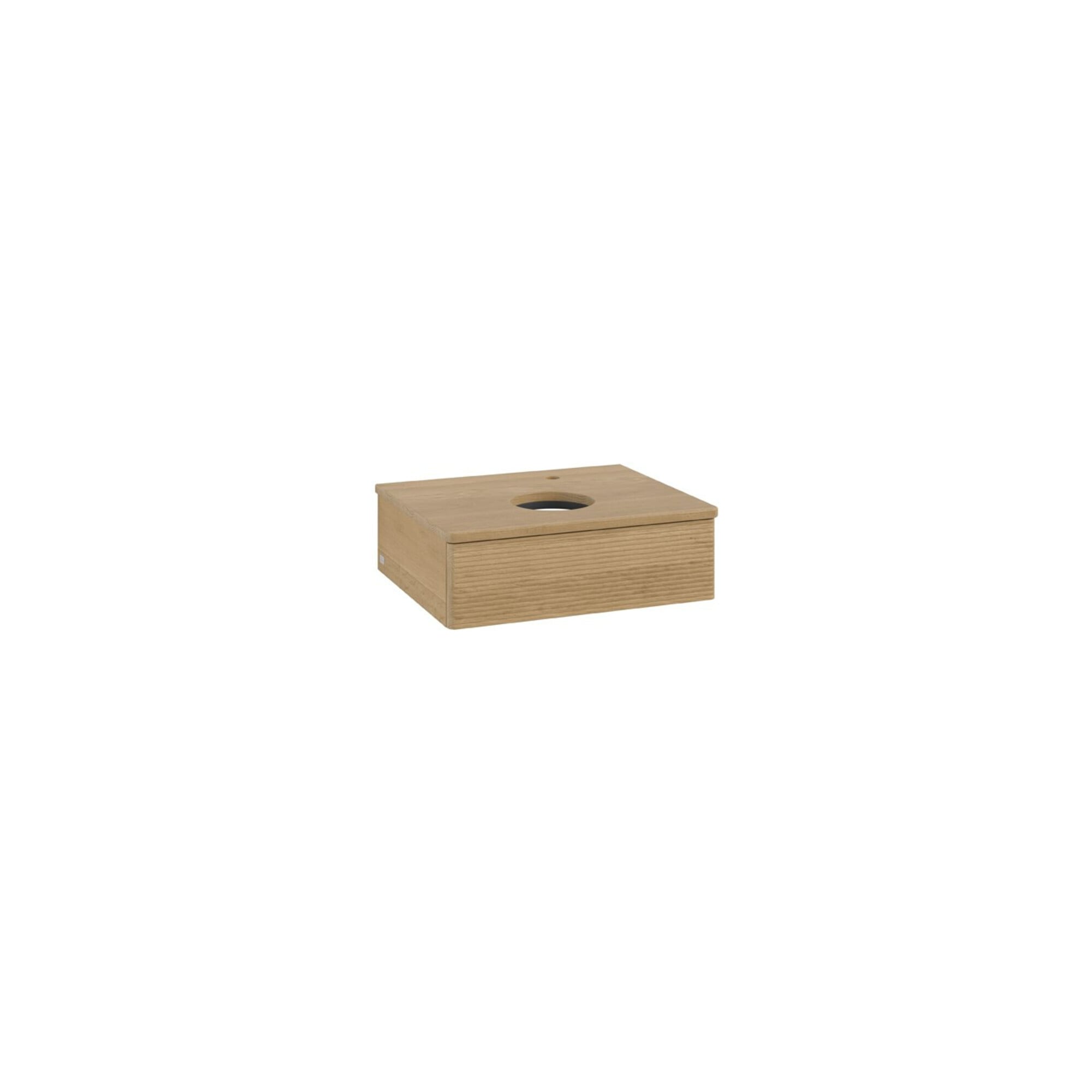 V&B Waschtischunterschrank mit Frontstruktur Antao 60x19x50cm, HL, WBP hon. Oa, hon. Oa ; Villeroy & Boch