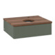 V&B Waschtischunterschrank mit Frontstruktur Antao 60x19x50cm, HL, WBP w wa, lea gre. m Lac-1