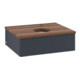 V&B Waschtischunterschrank mit Frontstruktur Antao 60x19x50cm, HL, WBP w. wal, md bl. m Lac-4