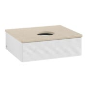 V&B Waschtischunterschrank mit Frontstruktur Antao 60x19x50cm, WBP botti., glo wh. Lac-4