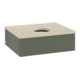 V&B Waschtischunterschrank mit Frontstruktur Antao 60x19x50cm, WBP botti., lea gre. m Lac-1