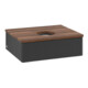 V&B Waschtischunterschrank mit Frontstruktur Antao 60x19x50cm, WBP-farbe w. wal, bla m Lac-3