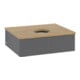 V&B Waschtischunterschrank mit Frontstruktur Antao 60x19x50cm, WBP hon. Oa, Anthrac. m Lac-1