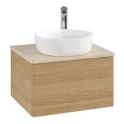 V&B Waschtischunterschrank mit Frontstruktur Antao 60x36x50cm, HL, WBP botti., hon. Oa