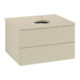 V&B Waschtischunterschrank mit Frontstruktur Antao 60x36x50cm, HL, WBP botti., si Gr m Lac-1