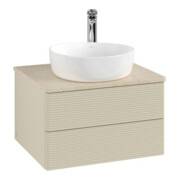 V&B Waschtischunterschrank mit Frontstruktur Antao 60x36x50cm, HL, WBP botti., si Gr m Lac-4