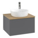 V&B Waschtischunterschrank mit Frontstruktur Antao 60x36x50cm, HL, WBP hon. Oa, A m Lac