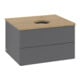 V&B Waschtischunterschrank mit Frontstruktur Antao 60x36x50cm, HL, WBP hon. Oa, A m Lac-4